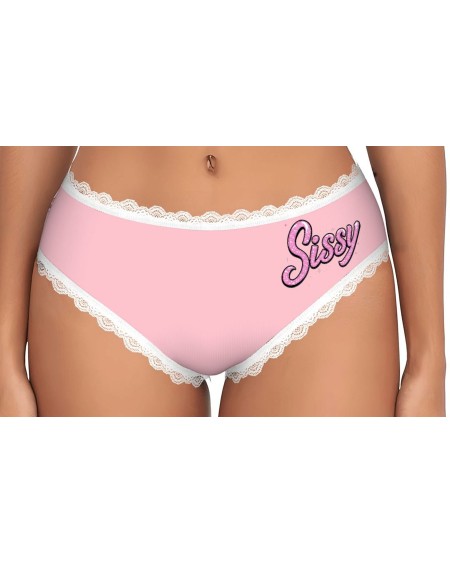 Pink Sissy Lace Panties | Cute Feminine Underwear