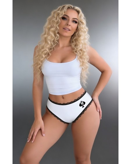 QOS BBC Panties – Slut for BBC Queen of Spades Lace Underwear
