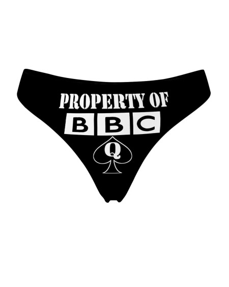 Property of BBC QOS Thong | Queen of Spades Hotwife Panties