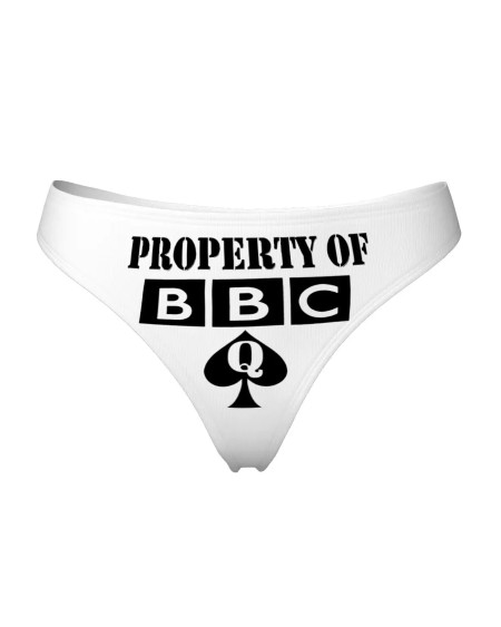 Property of BBC QOS Thong | Queen of Spades Hotwife Panties