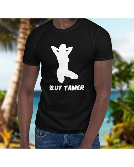 SLUT TAMER T - shirt, hotwife, BDSM t shirt, slut t - shirt,