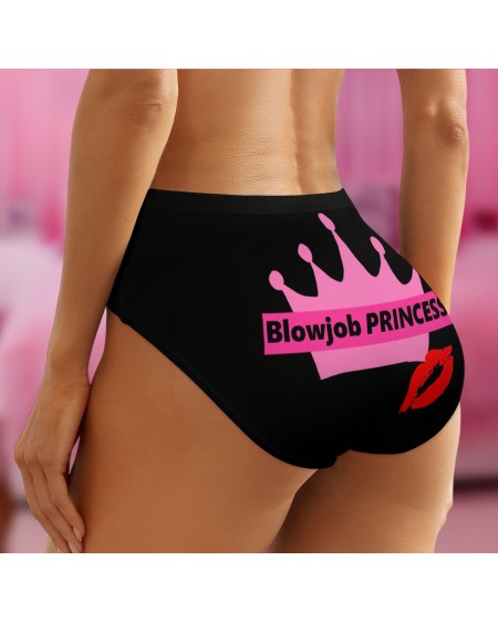 Panties BLOWJOB PRINCESS, Slut clothing, cuckolding, hotwife