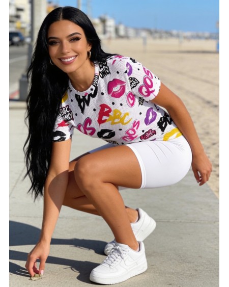 Queen of Spades BBC Only Mesh T-Shirt | QOS Hotwife Summer Top