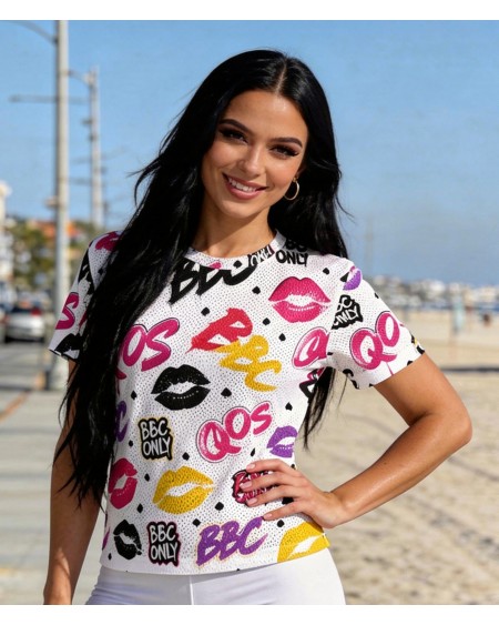 Queen of Spades BBC Only Mesh T-Shirt | QOS Hotwife Summer Top