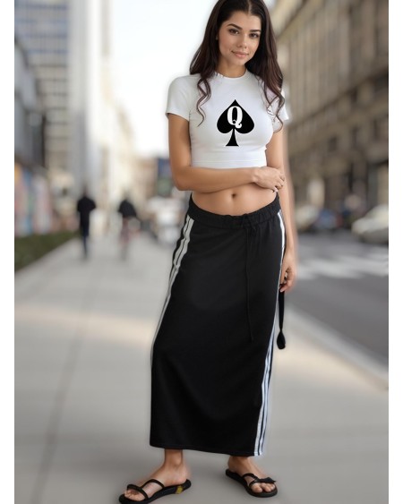 Queen Of Spade Crop Top  Hotwife Queen Symbol Shirt,