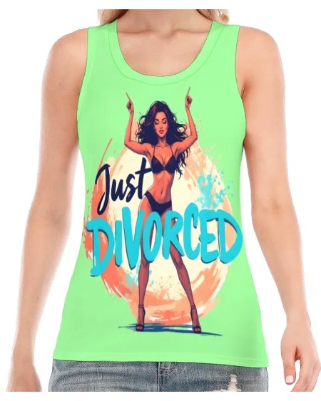 Just Divorced Women's Tank Top | Funny Divorce Party Shirt