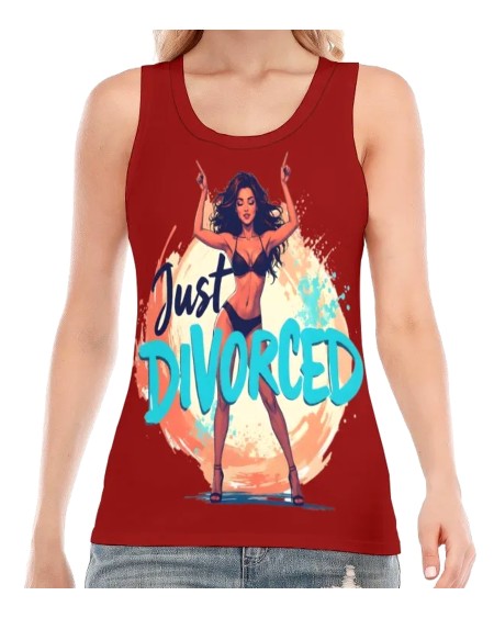 Just Divorced Women's Tank Top | Funny Divorce Party Shirt