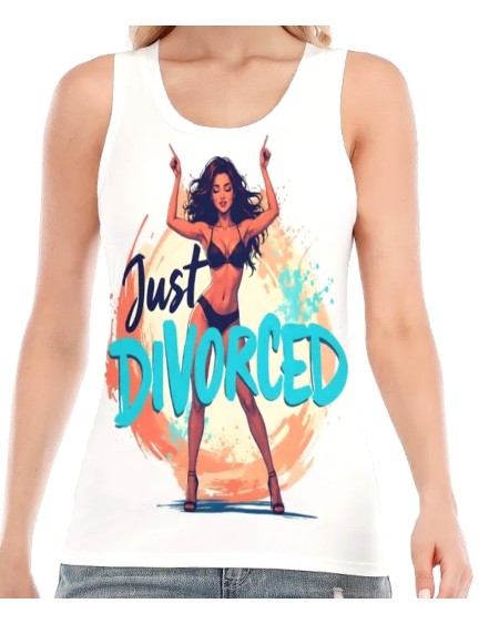 Just Divorced Women's Tank Top | Funny Divorce Party Shirt