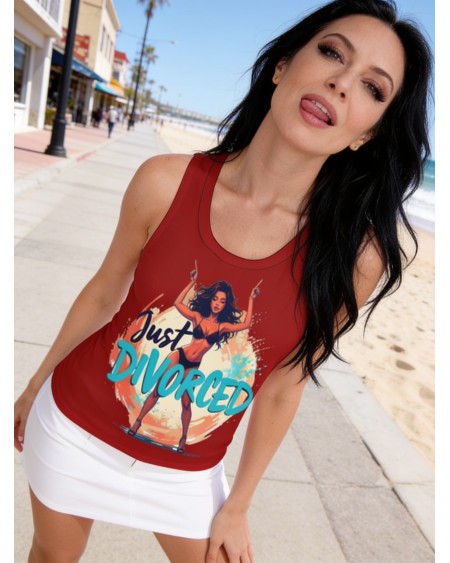 Just Divorced Women's Tank Top | Funny Divorce Party Shirt
