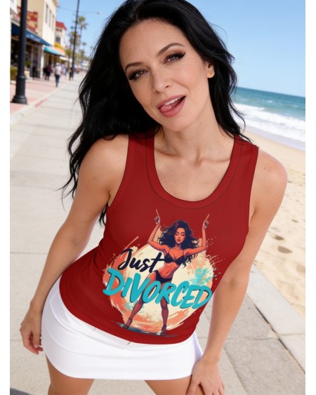 Just Divorced Women's Tank Top | Funny Divorce Party Shirt