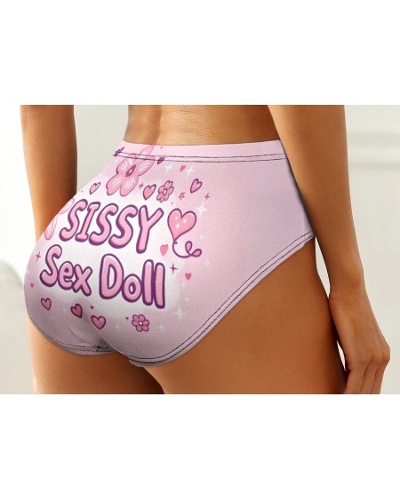 Sissy Sex Doll Panties Pink Femboy Crossdresser Underwear