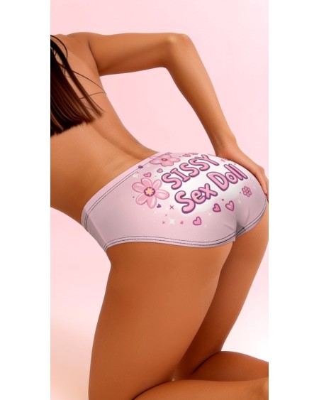 Sissy Sex Doll Panties Pink Femboy Crossdresser Underwear