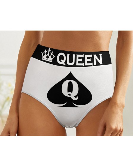 CUM HERE QOS Panties back, queen of spades slut clothing,