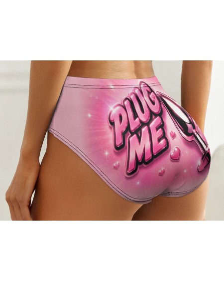 Plug Me Pink Sissy Panties for Men S to 5XL