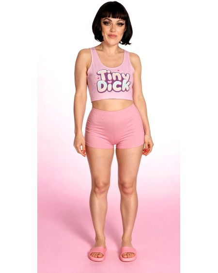Tiny Dick Pink Sissy Crop Top XS to 5XL