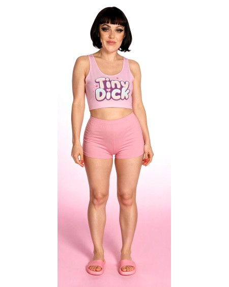 Tiny Dick Pink Sissy Crop Top XS to 5XL