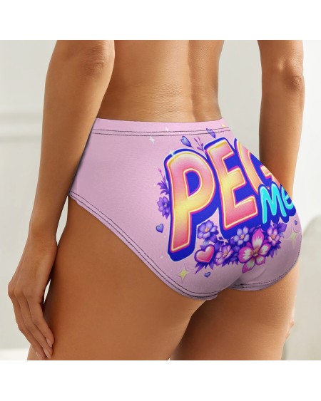 PEG ME Sissy Panties Pink Floral Underwear