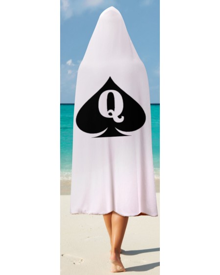 QUEEN OF SPADES Cloak Hooded Blanket, 20 Colors, slut