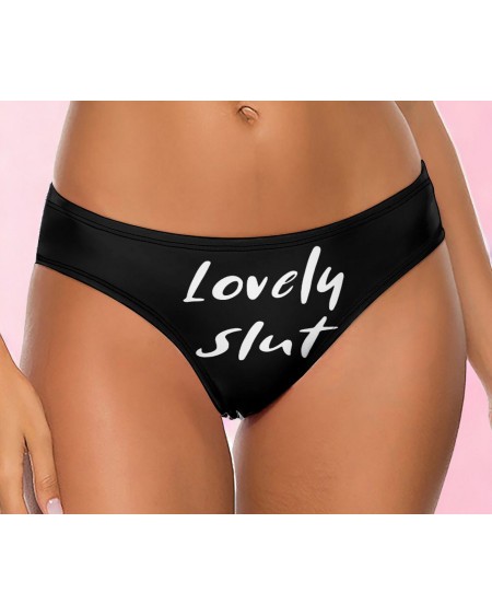 LOVELY SLUT Thong, slut clothing, cuckolding, hotwife