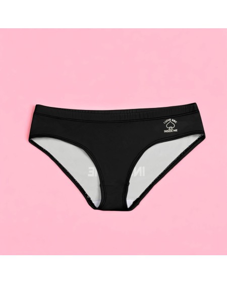 Queen Of Spades Hotwife Panties - 'I Love BBC Inside Me' -
