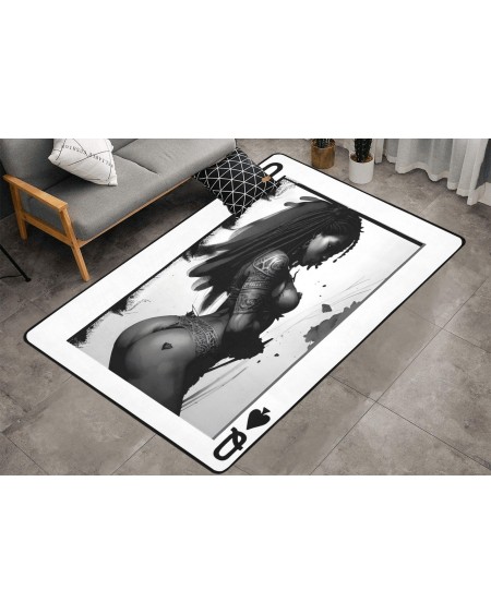 QUEEN OF SPADES Area Rug 7'X5', qos carpet, qos, queen of