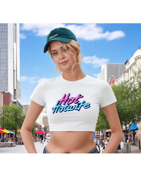 Hot Hotwife Crop Top  Naughty Wife Shirt For Bold Married