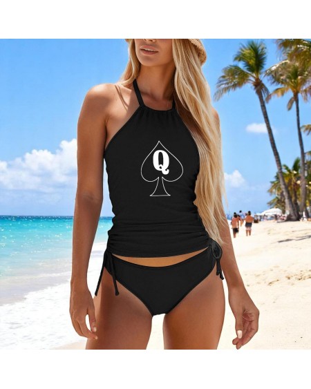 Queen Of Spades Bikini  Sexy Two Piece Swimsuit for Hotwife