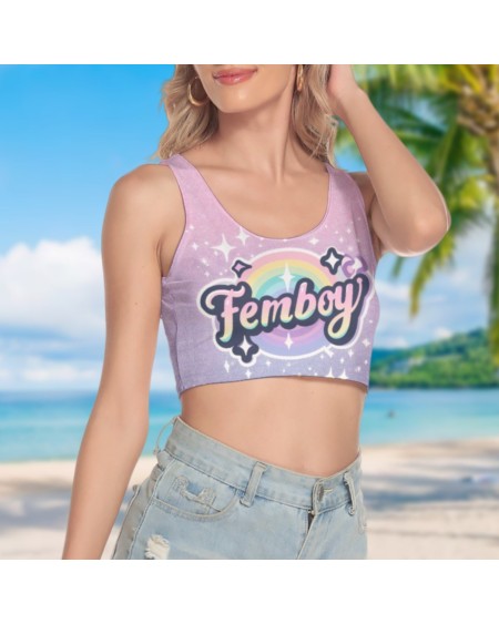 FEMBOY Croc top, sissy tshirt, girlboy, femboy, , slut