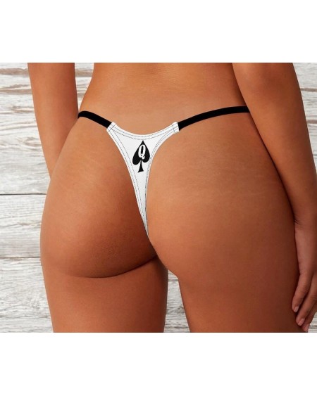 FILL ME UP  Queen Of Spades Hotwife Thong: Bold Lingerie