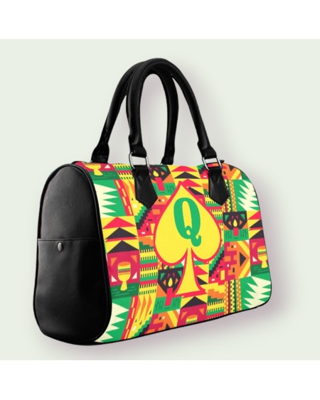 QUEEN OF SPADES Tribal Handbag, slut clothing, cuckolding,