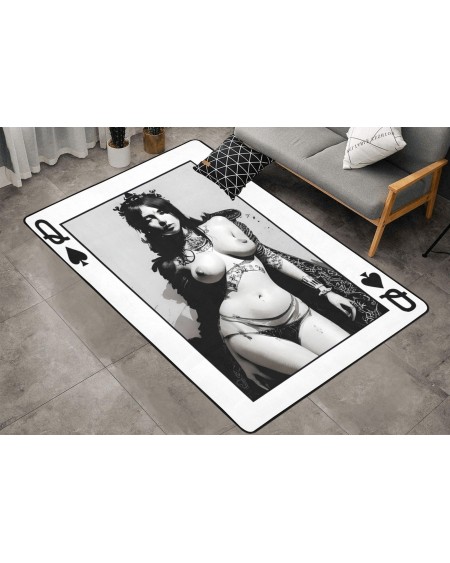 QUEEN OF SPADES Area Rug 7'X5', qos carpet, qos, queen of