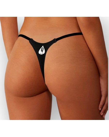 BBC CUM TANK Queen of spade Thong, slut clothing,