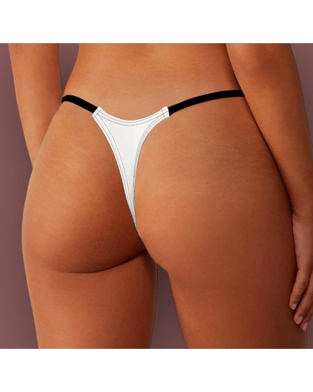 BLACKED Thong, Slut clothing, cuckolding, hotwife panties,