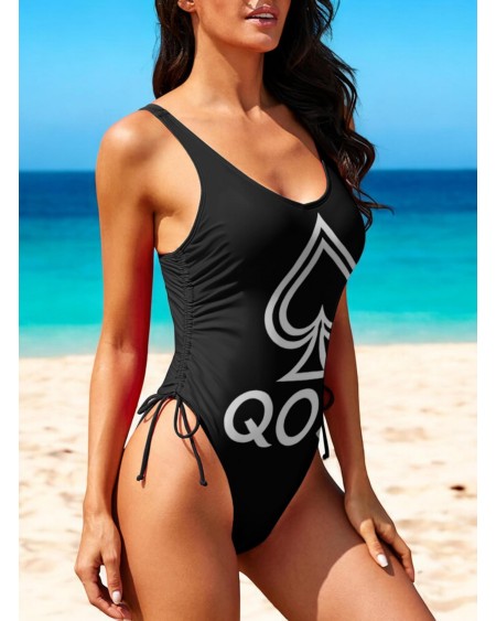 Seductive Queen Of Spades Swimsuit - Hotwife QOS One Piece