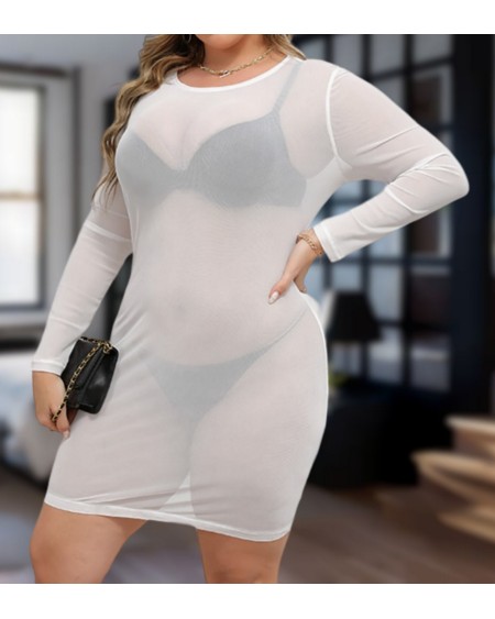 Transparent BBC ONLY Dress, large size, slut clothing,