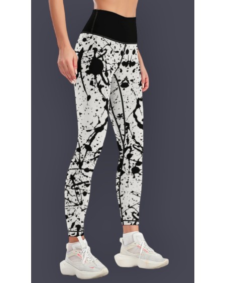 QUEEN OF SPADES Ink Stain legging, queen of spades, queen of