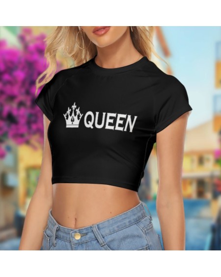 Croc - Top QUEEN OF SPADES crown, hotwife