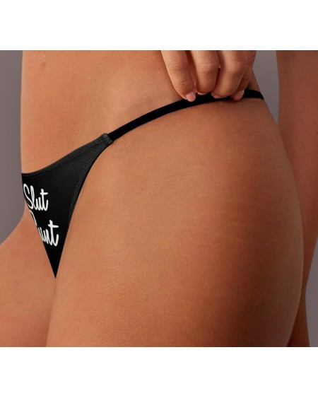 SLUT CUNT Thong, Slut clothing, cuckolding, hotwife panties,