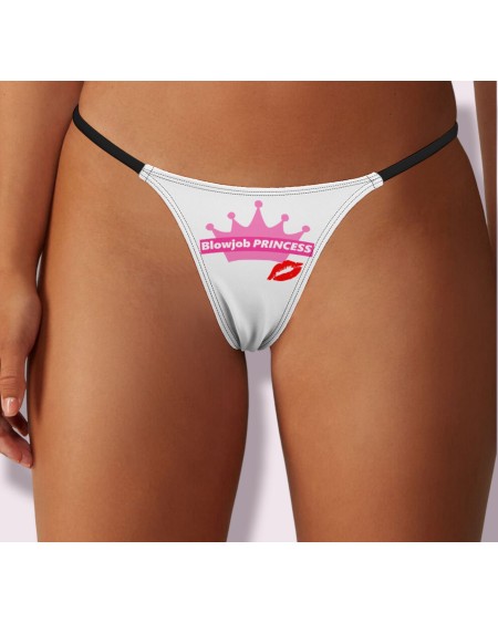 BLOWJOB PRINCESS Thong, Slut clothing, cuckolding, hotwife