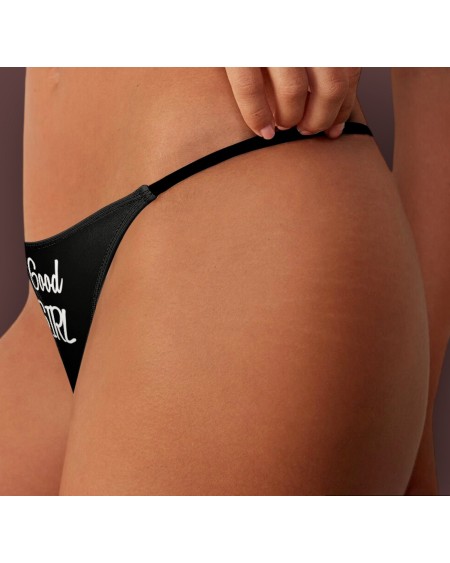 GOOD GIRL Thong, slut clothing, cuckolding, hotwife panties,
