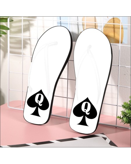 QUEEN Of SPADES Flip Flops, queen off spades tong, qos,