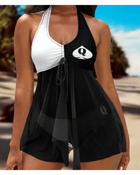 Bikini QUEEN OF SPADES, Slut clothing, cuckolding, hotwife