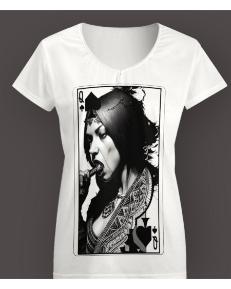 QUEEN Of SPADES tshirt, queen off spades tshirt, qos t -
