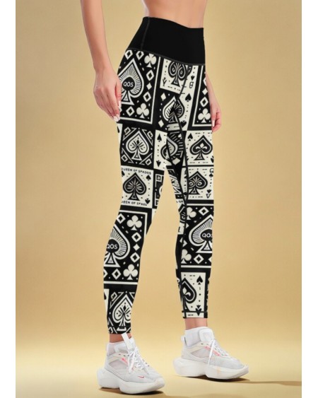 Queen Of Spades Legging - Stylish QOS Clothing for Hotwife,