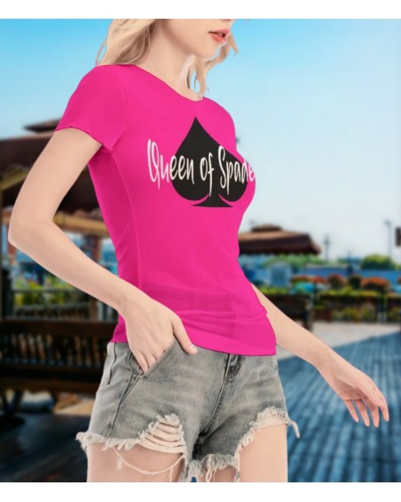 Transparent tshirt QUEEN of SPADES, queen off spades tshirt,