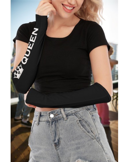 QUEEN OF SPADES Gloves, unisex, slut clothing, cuckolding,