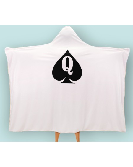 QUEEN OF SPADES Cloak Hooded Blanket, 20 Colors, slut