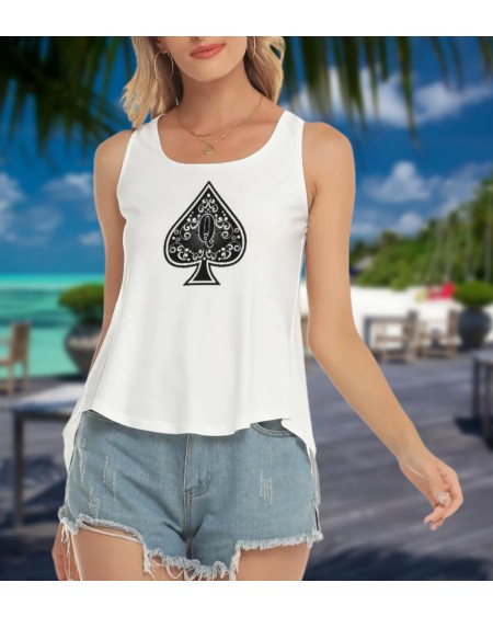 QUEEN OF SPADES Art, Back Hollow Top, top queen off spades,