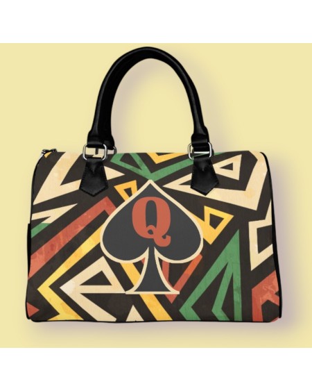 QUEEN OF SPADES African tribal Handbag, slut clothing,